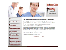Tablet Screenshot of boone-clinic.com